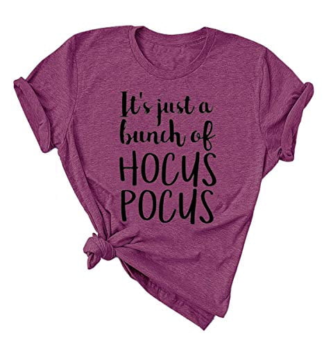 Aring Women Hocus Pocus Letters Print 