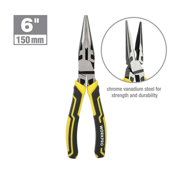 WorkPro 6" Long Nose Pliers
