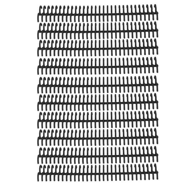 Paper Binding Tool, 22mm Inner Diameter Rust And Corrosion Proof Binding Comb Reusable Wear Resistant PP For Store Black