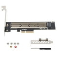 thumbnail image 1 of Carte Adaptateur MKey NVMe M.2 vers PCIE4X Haute Vitesse Bonne Performance SSD Carte d'Extension, 1 of 8