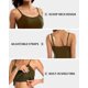thumbnail image 5 of Cami Correa de espagueti ajustable para mujer construida en sujetador camisetas sin mangas 2 Pack Size T 2XL, 5 of 7