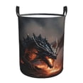 thumbnail image 2 of Cauagu Fiery Black Dragon Attack for Laundry Basket,Collapsible Organizer Basket for Storage Bin Toy Bins Gift Baskets Bedroom Clothes Children Nursery Hamper -Medium, 2 of 7