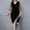 *Black, variant on ClodeEU Women's V Neck Mesh 3/4 Sleeve Bodycon Midi Dress,Cocktail Party Dress with Sparkly Trim Black,Women's Plus L