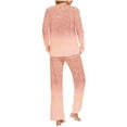 thumbnail image 4 of Jamicy Womens Loungewear Set Gifts for Women Womens Pajama Sets Long Sleeve Sleepwear Round Neck Nightwear Soft Pjs Lounge Sets with Pockets, 4 of 6