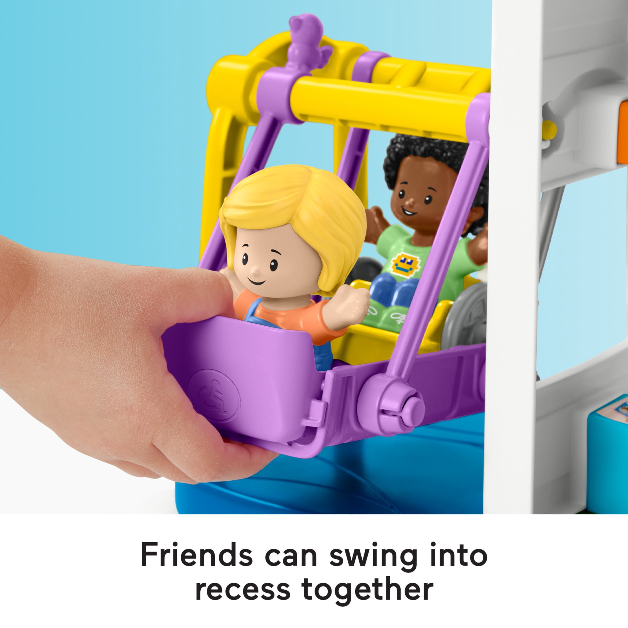 Fisher-Price Little People Play for All School Toddler Playset with Figures & Accessories
