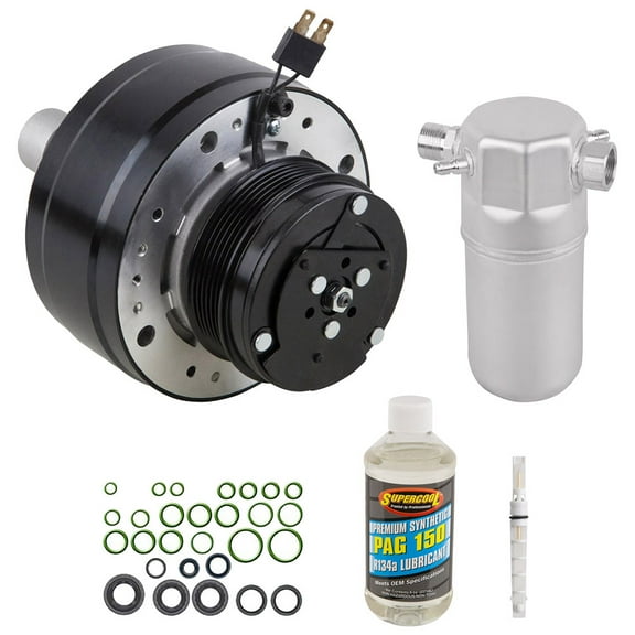 AC Compressor & A/C Kit For Chevy S10 S-10 Blazer GMC Sonoma S15 S-15 Jimmy 4.3L V6 1988 1989 1990 1991 - BuyAutoParts