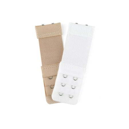 

Allegra K Women s Elastic Bra Hook Extensions 3 Rows 2 Pcs