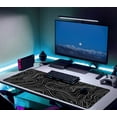 thumbnail image 6 of Topographic Mouse Pad Large, Gaming Mouse Pad, XXL Mousepad, Keyboard and Mouse Pad, Desk Mat, 35.3 x 15.7 in, Minimalist Contour for Office, 6 of 6