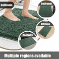 thumbnail image 4 of Gdledy Jankles for Mucky Paws Super Absorbent Microfiber Dog Door Mat, Quick Dry Non-Slip Washable Chenille Rug Entryway Carpet,16"x24",Dark Green, 4 of 8