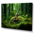 thumbnail image 2 of Designart "Forest'S Verdant Violin IV" Music Canvas Wall Art, 2 of 7
