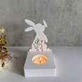 thumbnail image 2 of Rabbit Candle Holder Mold Rabbit Kiss Butterfly Candlestick Mould, 2 of 5