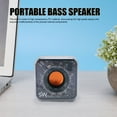 thumbnail image 3 of Portable Speaker, 3W Mini Subwoofer Colorful Speaker Music Player with Transparent Shell for Smartphone, Tablet, Travel, Party, Etc, 3 of 7