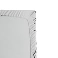 thumbnail image 2 of Ambesonne Black and White Fitted Sheet, Sketchy Cyclist, Twin XL Size, Black White and Red, 2 of 2