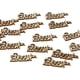 thumbnail image 5 of Delicadas letras de madera adornos inacabados signos de scrapbooking artesanías de artesanías para suministros para la fiesta de los accesorios de la barra de inicio como barra de 45 paquetes kenally HA011728-02, 5 of 7