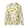 thumbnail image 2 of Lsque Leopard Print UPF 50+ Lightweight Sun Protection Men's Women's Long Sleeve Shirt, Hoodie Performance -XX-Large, 2 of 9