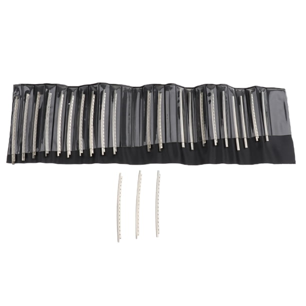 Paquete de 24 cables de traste de 2,7 mm para accesorios de piezas de guitarra de 2,7 mm, varios Cuproníquel Sunnimix Fretwire de guitarras