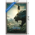 thumbnail image 3 of Marvel Cinematic Universe - Black Panther - Panther Monument One Sheet Wall Poster, 14.725" x 22.375", Framed, 3 of 5