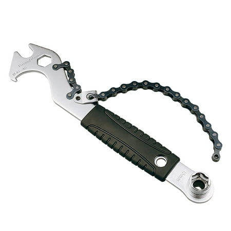 

Multifunctional 15mm Pedal Wrench with Chain Accessories Rubber Wrapped