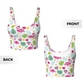 thumbnail image 5 of Naloa Cute Flamingo Sports Bras for Women, High Support Bra with Removable Pads, Comfortable - Small, 5 of 9