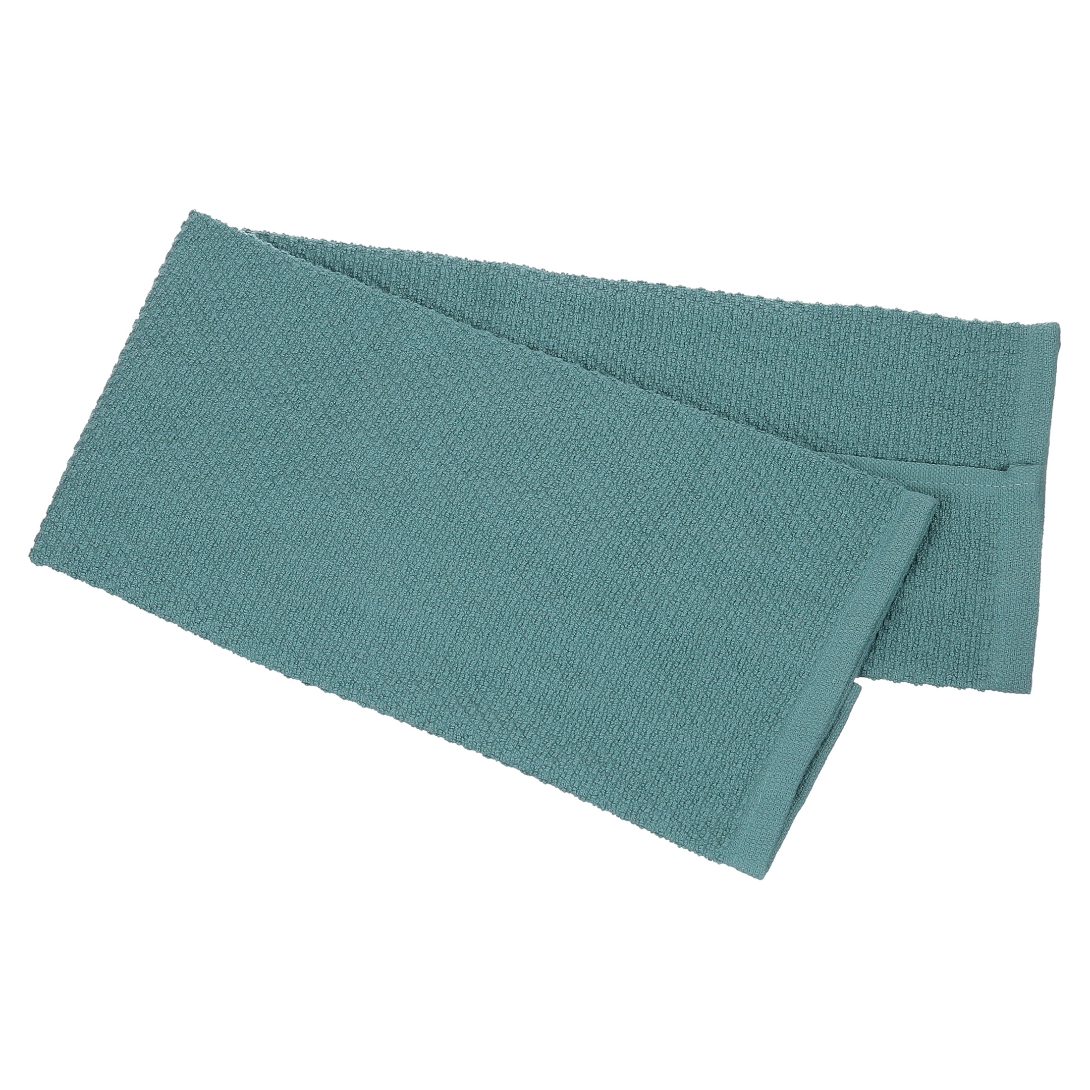 Sticky Toffee Cotton Terry Kitchen Dish Towel, Dark Green, 4 Pack, 28 in x 16 in