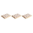 thumbnail image 2 of Maytalsory Rustic Wood Earring Card Holder with Tray for Jewelry Display Showcasing Collection 8 Pair Cream 3Set, 2 of 6