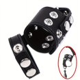 thumbnail image 2 of 1 Set, Leather Penis Strap And Ball Stretcher Harness, Scrotum Sack Bondage, Chastity Cock Cage,BDSM Sex Toys, 2 of 4