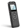 thumbnail image 1 of 16GB Digital Voice Recorder MP3 Player  Upgraded Audio Recorder with Playback Support TRS 3.5mm Microphone for Lectures Meeting, 1 of 8