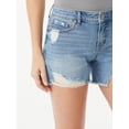 thumbnail image 3 of Sofia Jeans Women's Lila Mid Rise Destructed Short, 3 of 6