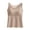A-Khaki, variant on Womens Summer Sleeveless Tank Tops Cowl Neck Soft Satin Silk Shirts Blouses Business Casual Outfits, M