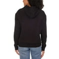 thumbnail image 3 of Champion Women's Kangaroo Pocket Herringbone Cotton Blend Hoodie-Black / S, 3 of 7