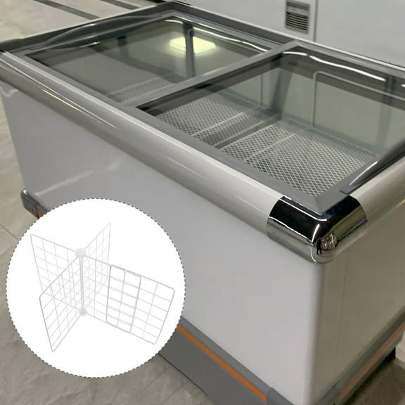 Masteelf Freezer Layered Storage Basket 54.40X40.40X32.00CM White