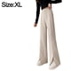 thumbnail image 2 of Pantalones Palazzo largos de pierna ancha e informales de cintura alta para mujer, pantalones de vestir de trabajo cómodos, 2 of 6