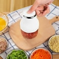 thumbnail image 3 of Mini Electric Garlic Chopper, Fits for Cutter Vegetables/Meat Grinder/Fruits Masher/Salad Grinder, Great Kitchen Blender Gadgets, 3 of 9