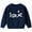 Navy, variant on WUANDIXFA Kids Christmas Sweater for Boy Girl Boys and Girls Hand Embroidered Baby Base Knitted Sweater Birthday Cotton Childrens Sweater Navy,4-5 Years