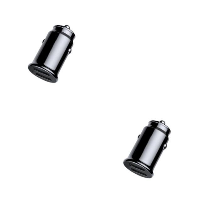 Seitruly Distribución rápida de los potes 6 del teléfono principal del vehículo para el coche, coche comercial Negro 2piezas