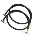 thumbnail image 1 of Unique Bargains 2pcs 39' Tire Inflator Hose Adapter Dual Lock on to Lock on Connection with Air Release Valve Black, 1 of 6