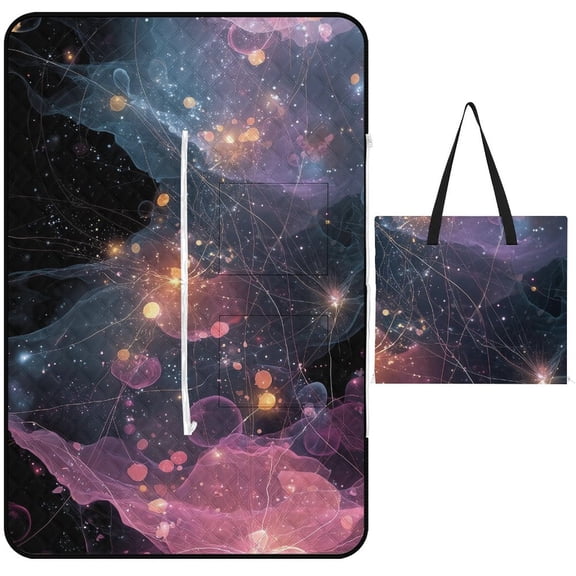 Marble Texture Waterproof Picnic Blanket with Foldable Zipper, Suitable for Outdoor Use, Suitable for Travel, Camping, Beaches, Parks, Grasslands, Picnic Blanket Accessories