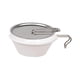 thumbnail image 2 of Bol de camping con asa, portátil, 250 ml, para sopa, vajilla, utensilio de cocina. Blanco, 2 of 9