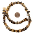 thumbnail image 2 of The Bead Chest Tiger Eye Chip Beads 6-14mm Brown Chips Gemstone 16 Inch Strand, 2 of 4