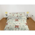 thumbnail image 2 of Invierno lindo oso polar ropa de cama, juego de funda nórdica y funda de almohada, ropa de cama con cremallera,, 2 of 4