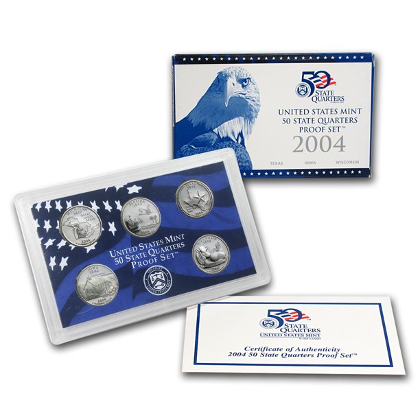 U.S. Mint 2004 50 State Quarters Proof Set