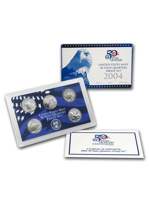 Collectible 2004-S 50 State Quarters Proof Set