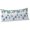 Blue, variant on Blue Christmas Balls Pillow Covers King, Xmas Botanical Snowflake Soft Brushed Microfiber Breathable Throw Pillow Covers, Decorative Pillowcase with Zipper for Couch Sofa Bedroom Living Room 20"x36"