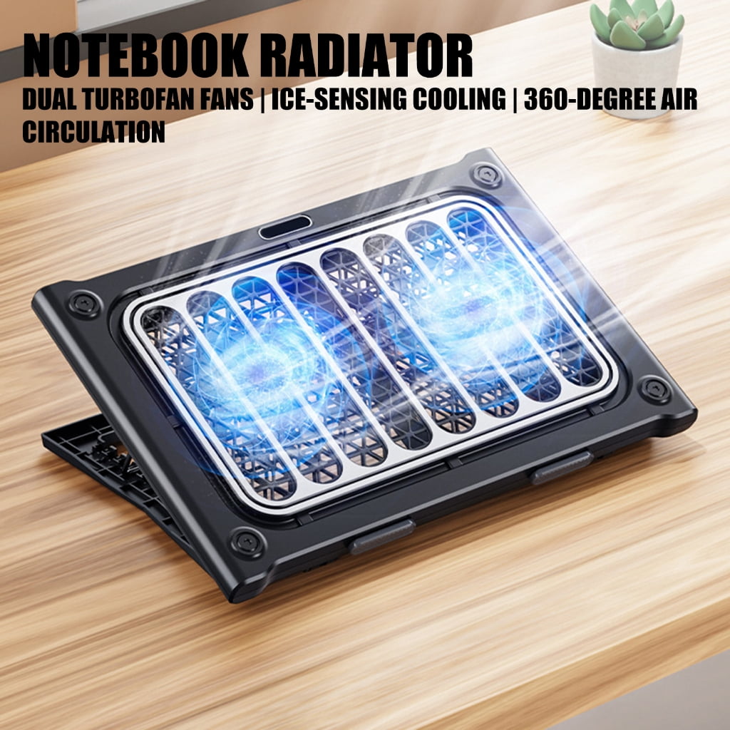 Ergonomic Laptop Stand with Cooling Function Adjustable Angles and Height for 13 to 17 Inch Notebooks Foldable Design