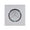 Silver Grey, variant on 3 Gang 2 Way Random Click On / Off Passage Wall Light Switch Switched LED Indicator Black / Silver Grey Aluminum Panel ,Easy to Installation