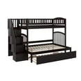 thumbnail image 6 of AFI Westbrook Staircase Bunk Twin over Full with Twin Size Urban Trundle Bed, Espresso, 6 of 9