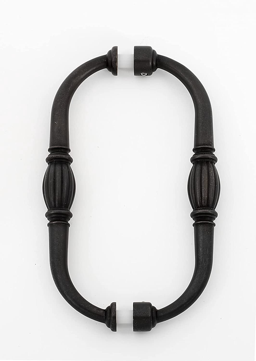 Alno G234-6-PB/NL Tuscany Luxury 6" Center To Center Back To Back Door Pulls - Brass
