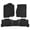 Black, variant on CROSSDESIGN Front and Rear All-weather Full Surround Foot Pads Fit for Tesla Model 3 2017-2023