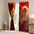 thumbnail image 3 of Homewish Lion King and Queen Blackout Curtains Set of 2 (52x84 Each), Romantic Wildlife Window Curtains, Romantic Anniversary Rose Curtains and Drapes, Curtains and Drapes Bedroom Decor, 3 of 6