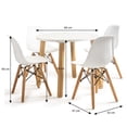 thumbnail image 2 of Sillas Eames Para Niños Y Mesa Circular De Madera | Duduk, 2 of 3